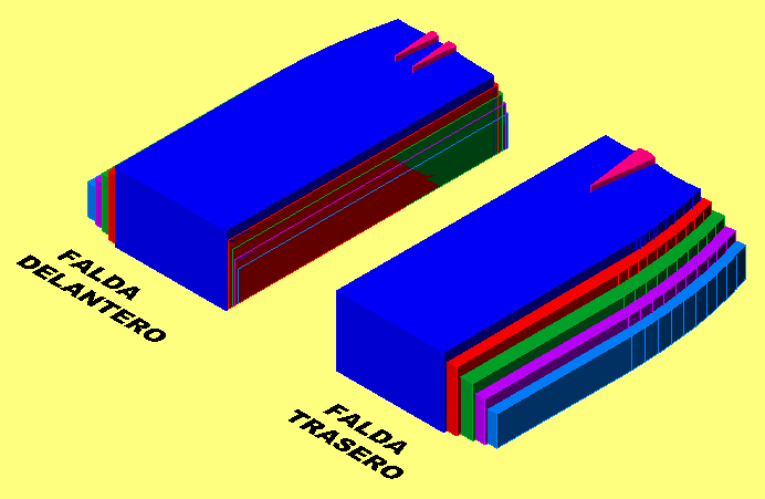 patrones de falda short