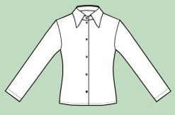 Blusa con Cuello Camisero