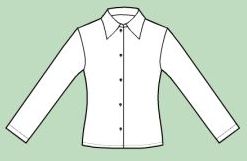 Blusa con Cuello Convertible